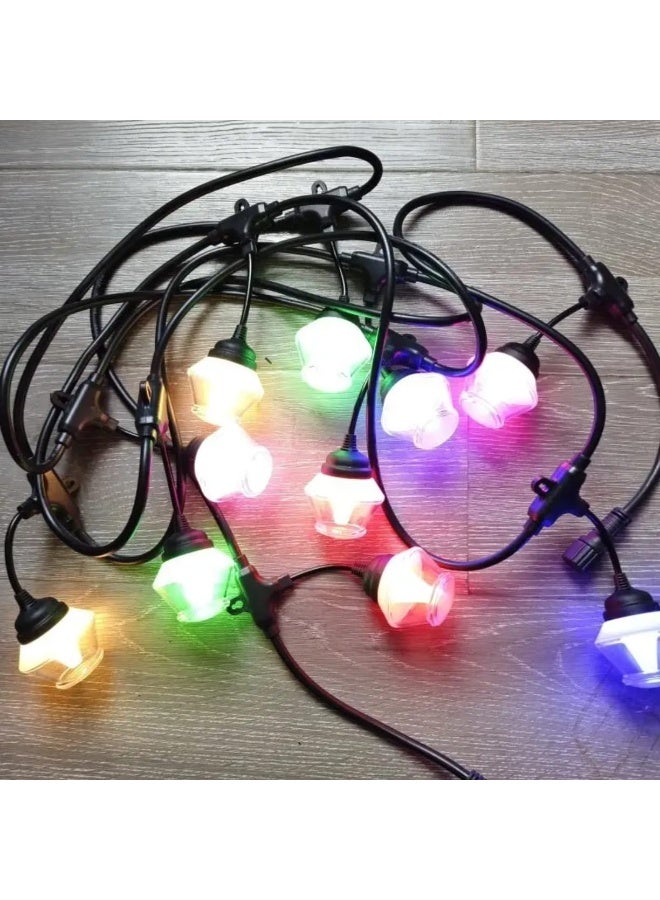 NERFA Ramadan Decorative LED Rope Lights – 5 Meter Multicolor String - Image 2
